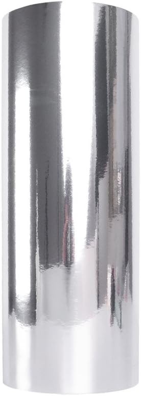 Car Wrap Vinyl 12 Inches X 60 Inches Chrome Mirror Silver Self Adhesi