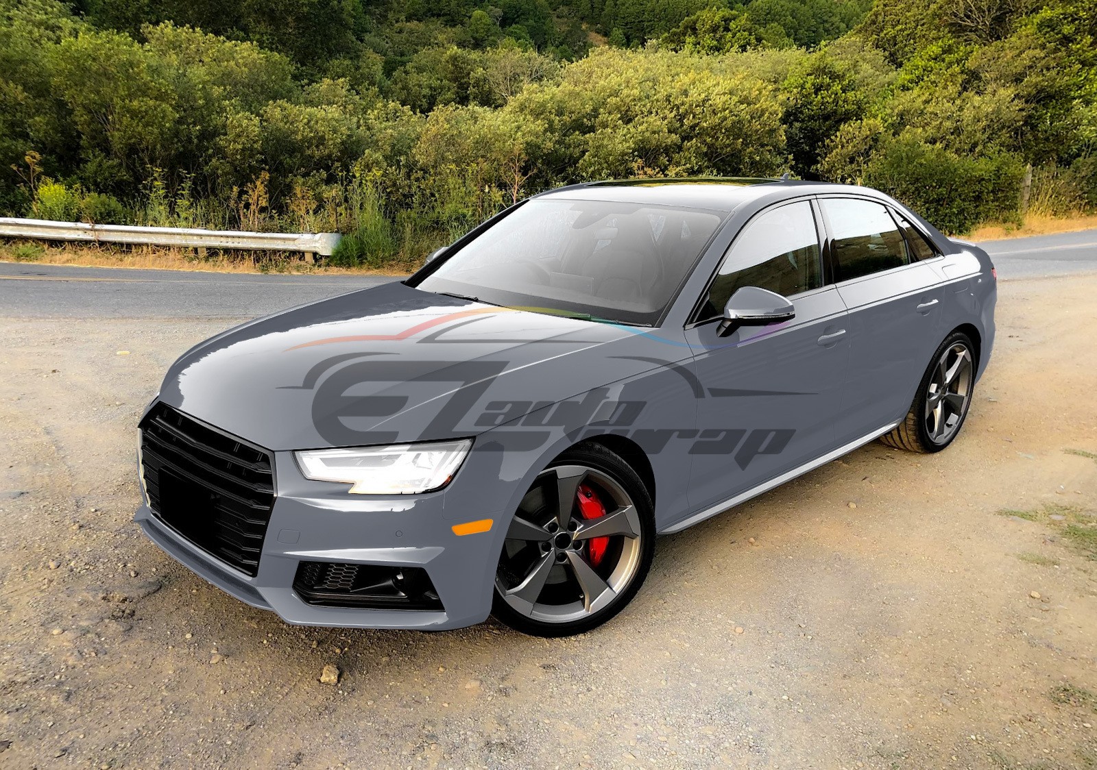 1FTx5FT PPF Paint Protection Film Gloss Gunmetal Gray Invisible Scratches Shield