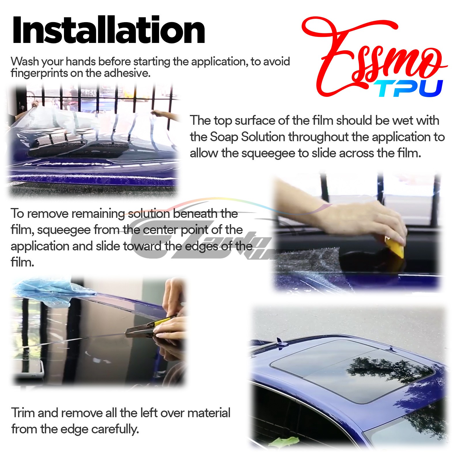 TPU Security for Tesla Glass Sunroof VLT70% UV99% Panoramic Sunshade Window