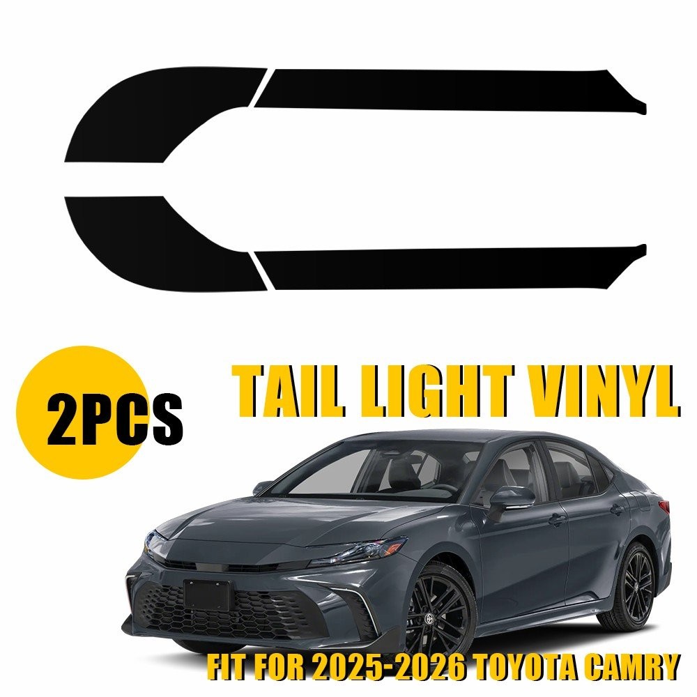 Tail Light Rear Overlay Tint PreCut Decal Vinyl For 2025-26 Toyota Camry 1-5SET