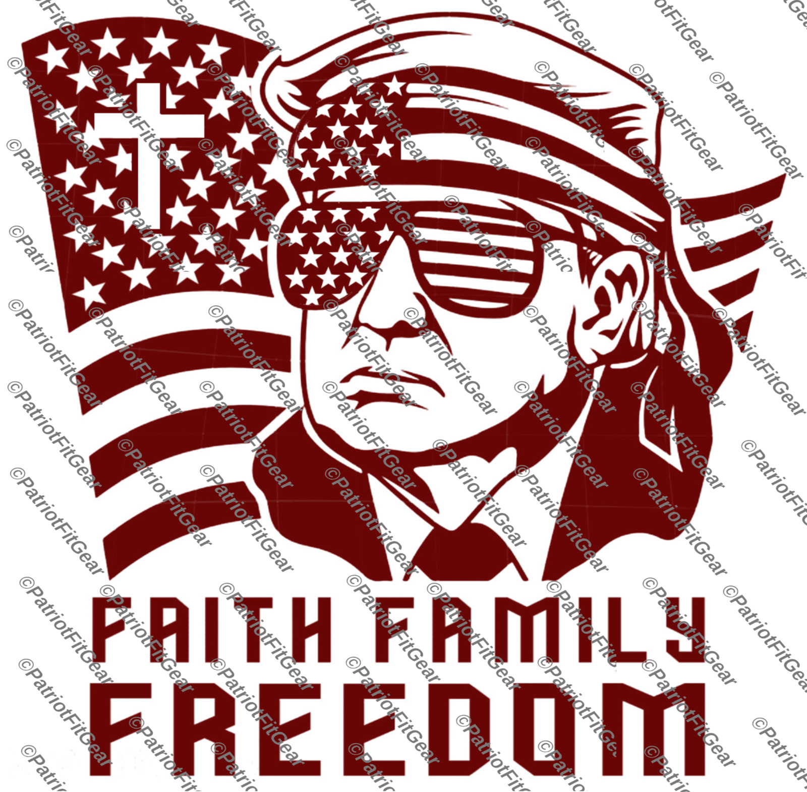 Trump,Faith Family Freedom,We The People Have Spoken,1A,2A,Custom Vinyl Decal