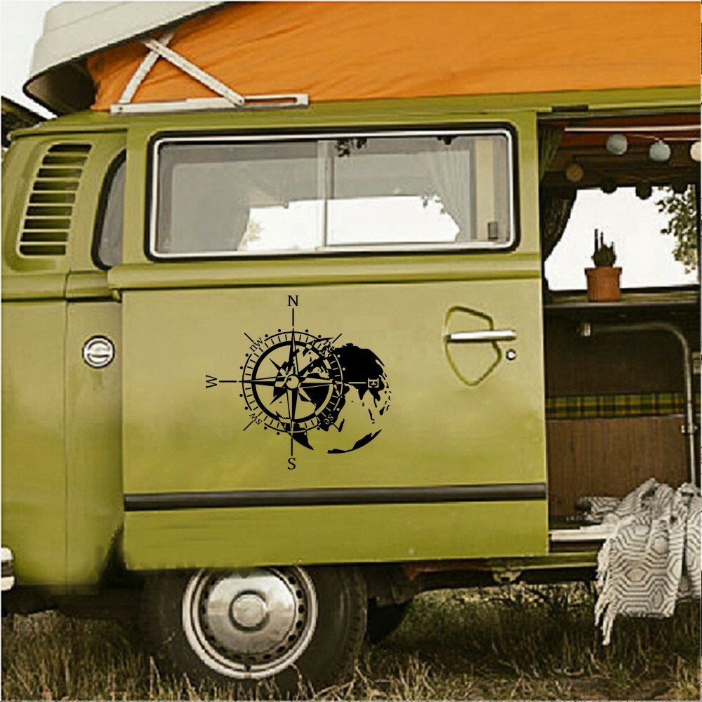 Vinyl Decal Compass Totem Graphics Sticker Waterproof For Car Truck Universal