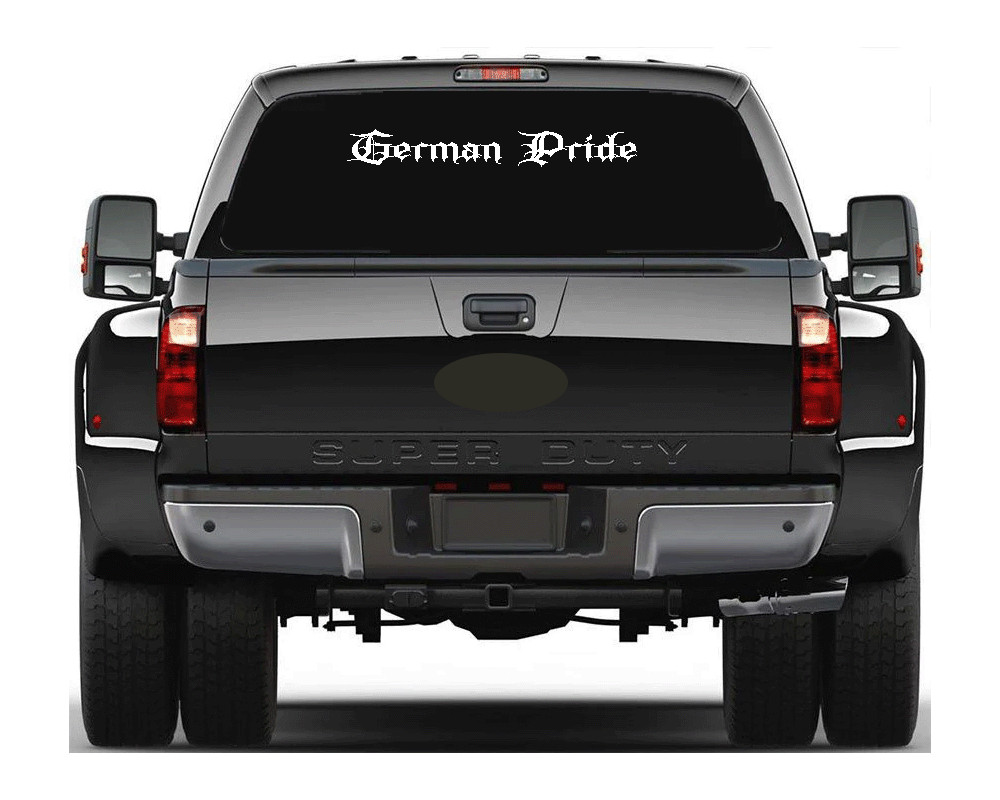 German Pride Germany Decal Sticker JDM Boost Turbo Diesel Fits Car Truck SUV