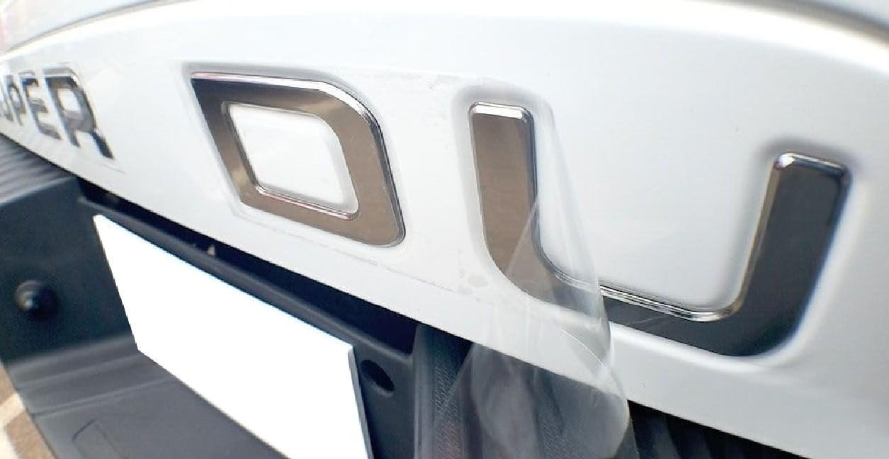 Matte Black Finish 3D Raised Tailgate Letter Pieces For 2008-16 Ford Super Duty