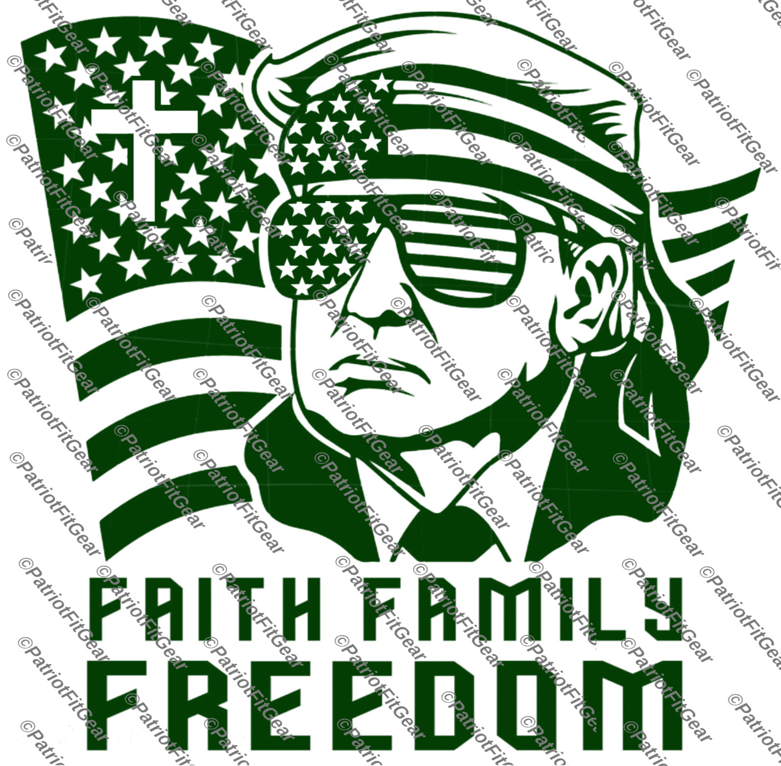 Trump,Faith Family Freedom,We The People Have Spoken,1A,2A,Custom Vinyl Decal
