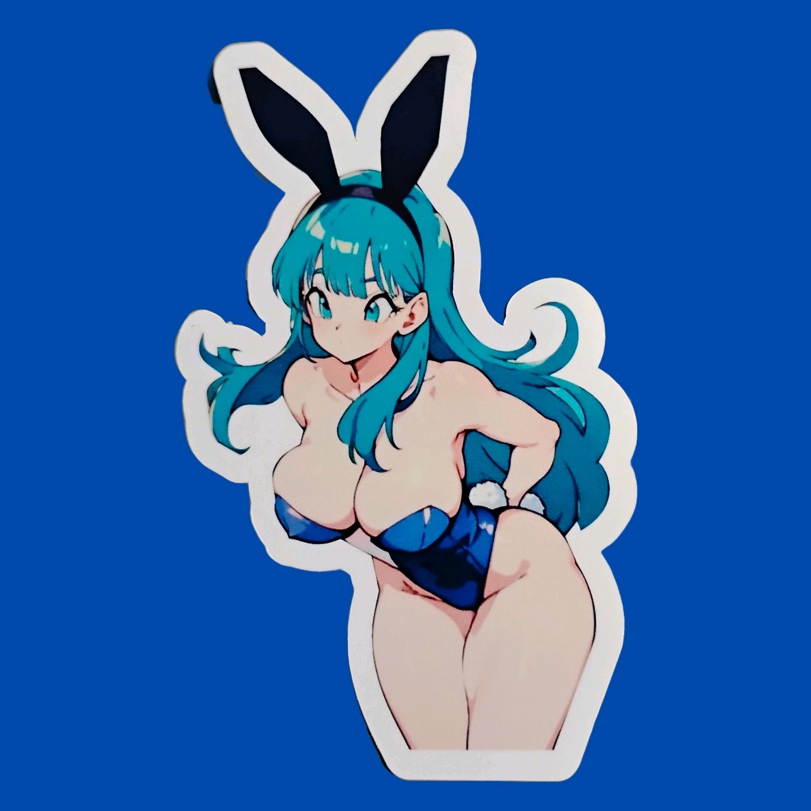Anime Waifu Bulma Dragon Ball Z NSFW Vinyl Sticker Lewd Ecchi Decal 6″ 5″ 4″