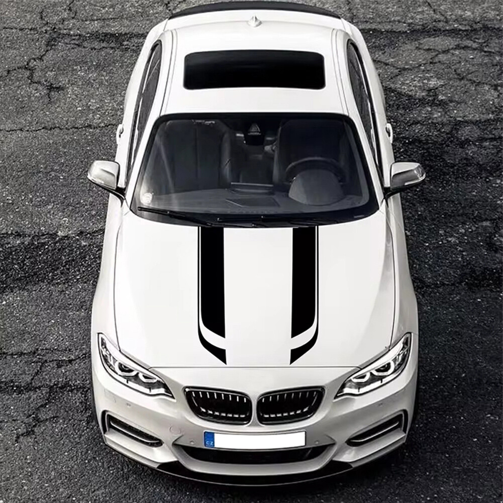 Universal Car Hood Sticker Racing Body Decal Side Modified Stripe Exterior Decal