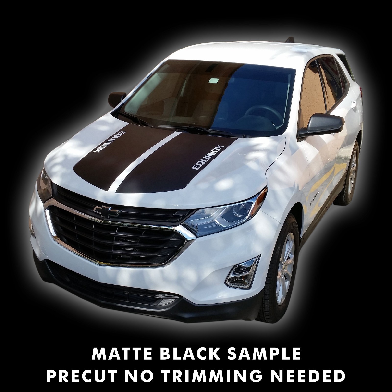Chevrolet Equinox LS HOOD TEXT Decal Stripes Pre Cut Fits 2018 Models |6
