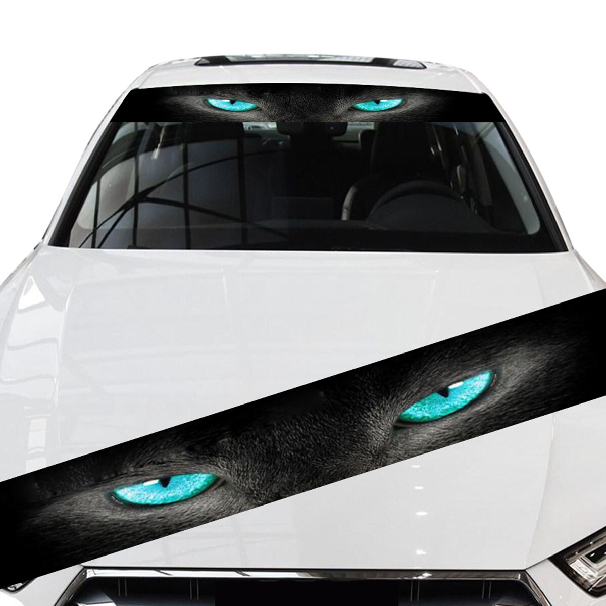 Car Sticker Decals Decorative For Front/Rear Windshield Accessories Waterproof