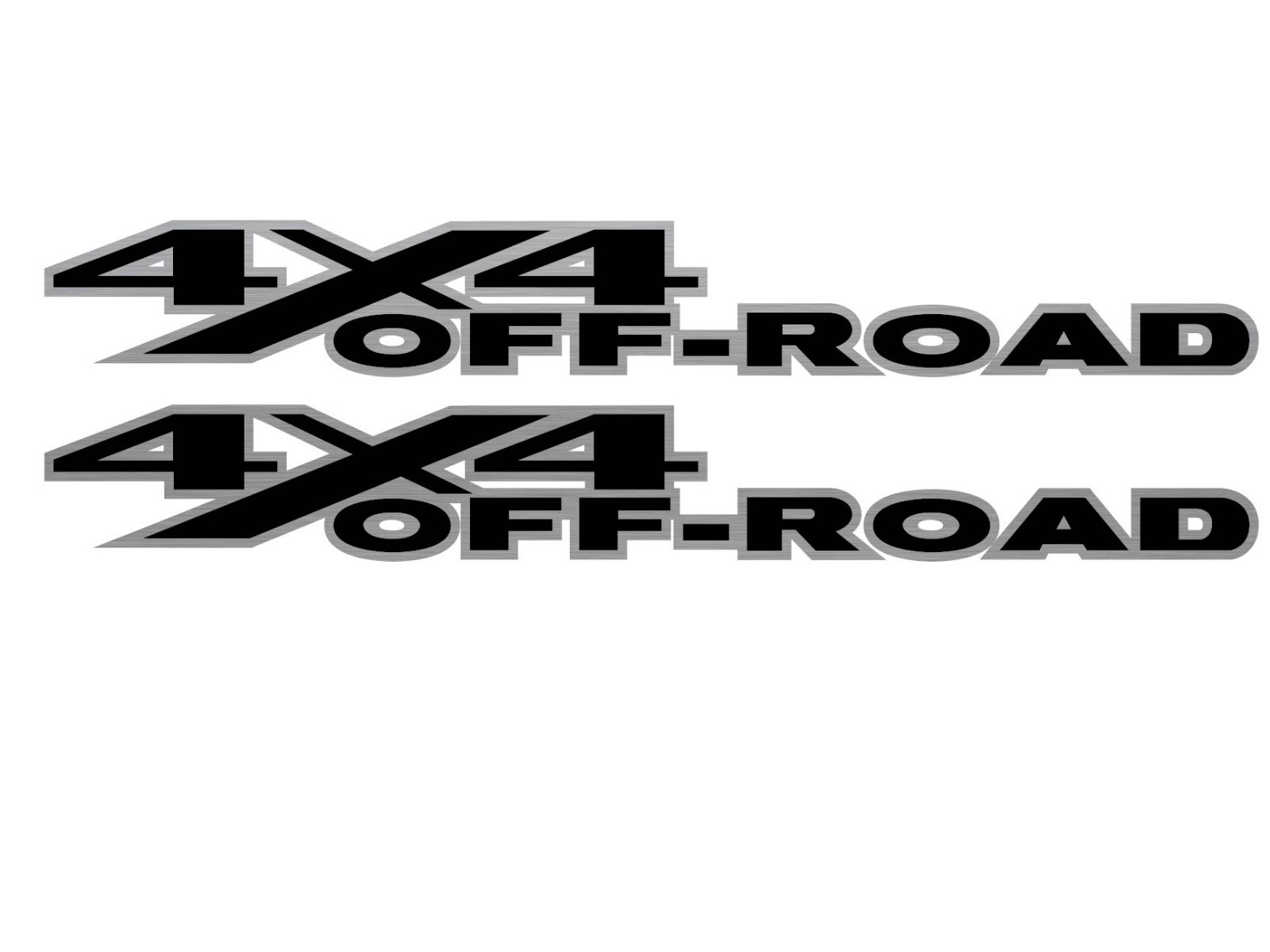 4×4 BLACKOUT Decals for Dodge Off Road Ram Big Horn Diesel Cummins Emblem Badge