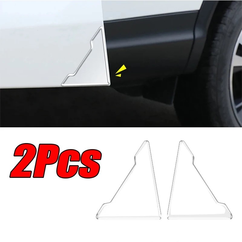 2/4pcs Silicone Car Door Corner Protectors – Anti-Collision Guard Covers