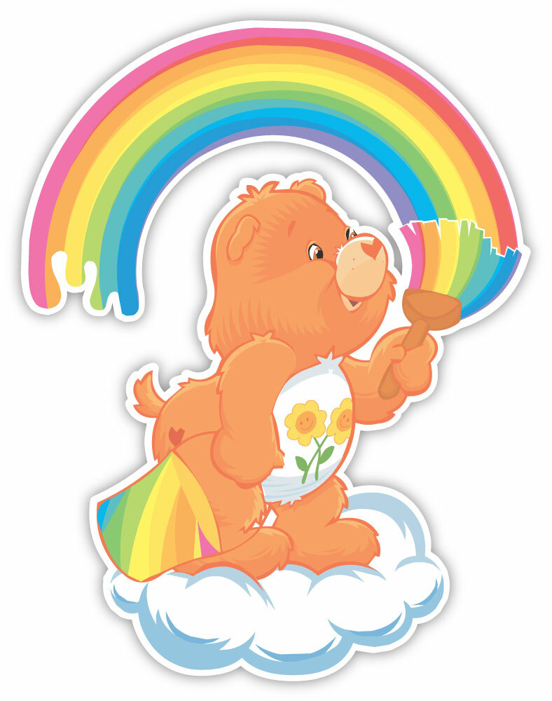 Care Bears Friend Bear sticker decal 4″ x 5″