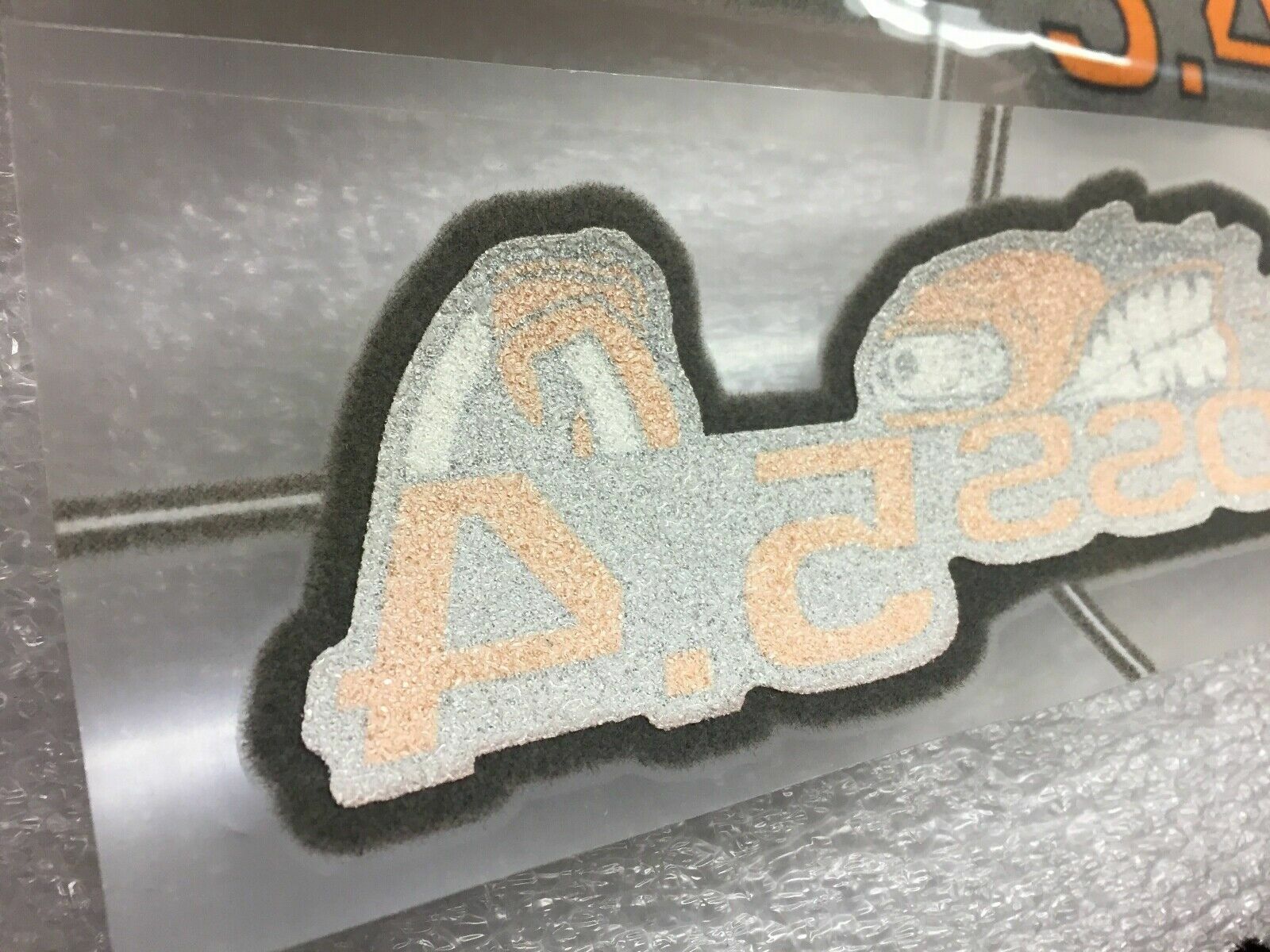 New LA West Conversion 97-03 Ford F-150 Boss 5.4L Iron-on Decals Orange/Gray