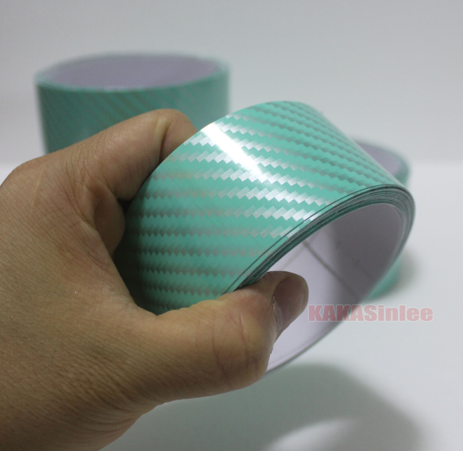 Multi-function 2D Glossy Texture Carbon Fiber Vinyl Tape Wrap Sticker 5 Color CF