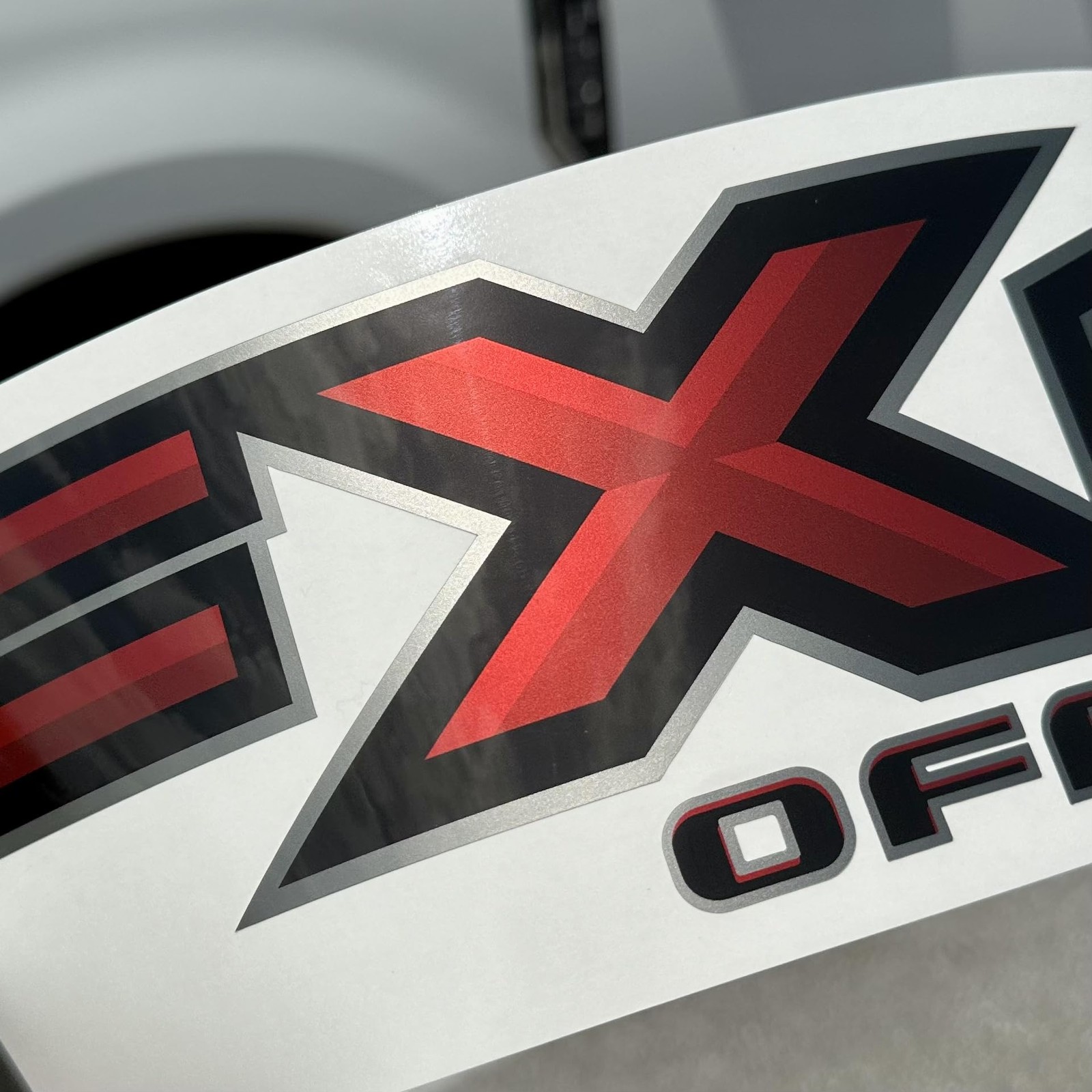 Gold Hook FX4 Off Road Decals Compatible with 4.3″ x 16.5″, F150, Black, Red