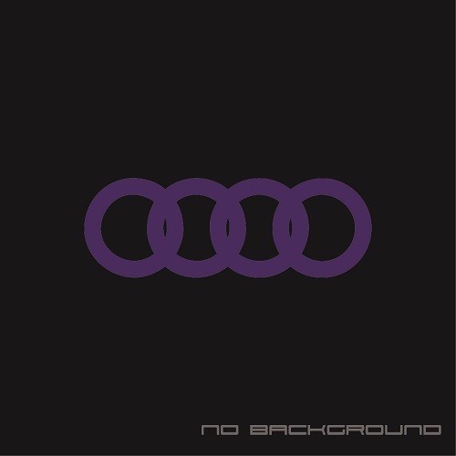 Audi Rings decal Sticker EURO Racing mod A4 S4 S3 TT R8 A6 Q5 Q7 Q3 TTRS Pair