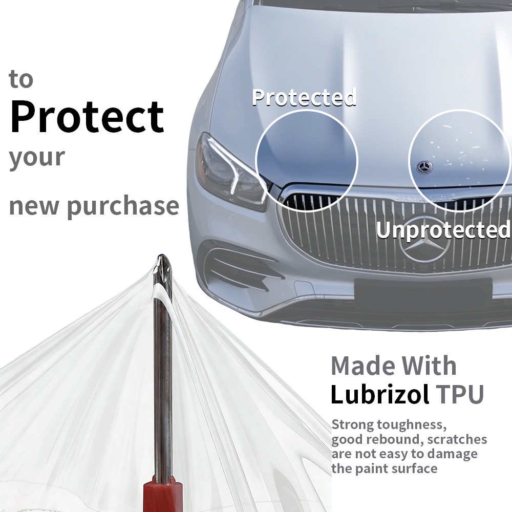 PPF 12″ *60” Clear Genuine Film Roll Lubrizol TPU Car Paint Protection Film US