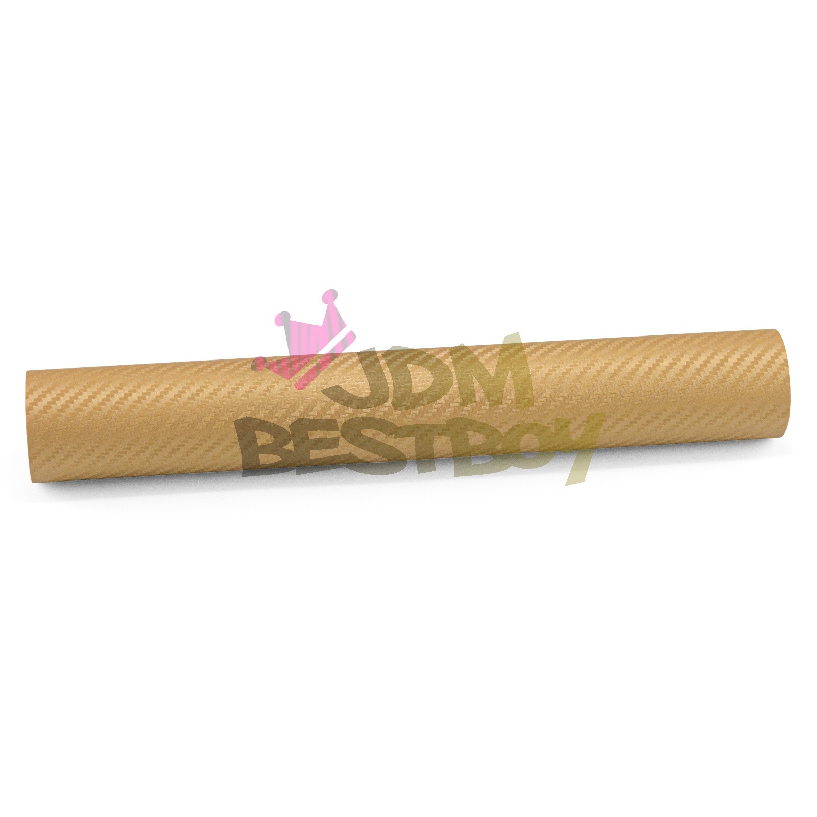 3D Carbon Fiber Gold Matte Textured Car Vinyl Wrap Sticker Decal Sheet Film DIY
