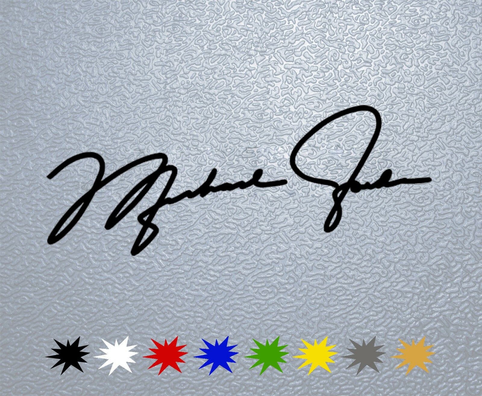 STICKER PEGATINA DECAL VINYL Michael Jordan Signature