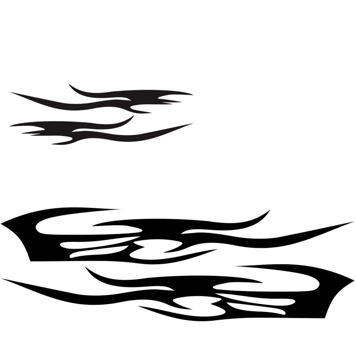 Vinyl Car Stickers Decals For Hood Body Side Skirt Graphics Automobiles DIY Wrap