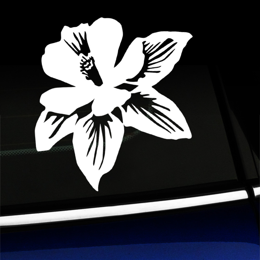 Columbine Flower – Sticker Decal – You choose color!