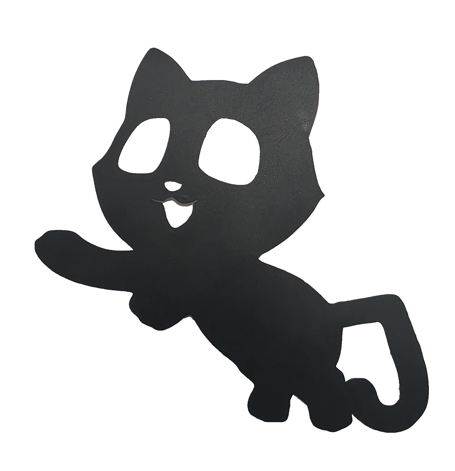 Black Kitty Kat Vinyl Decal Sticker 4×4 Inches For Any Surfacee