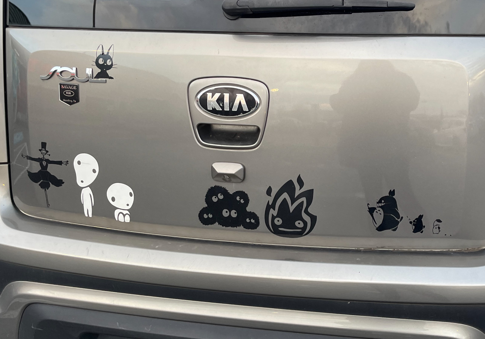 ANIME HOWLS MOVING CASTLE SPIRITED CAR WINDOW STICKERS WATERPROOF VINYL DECAL