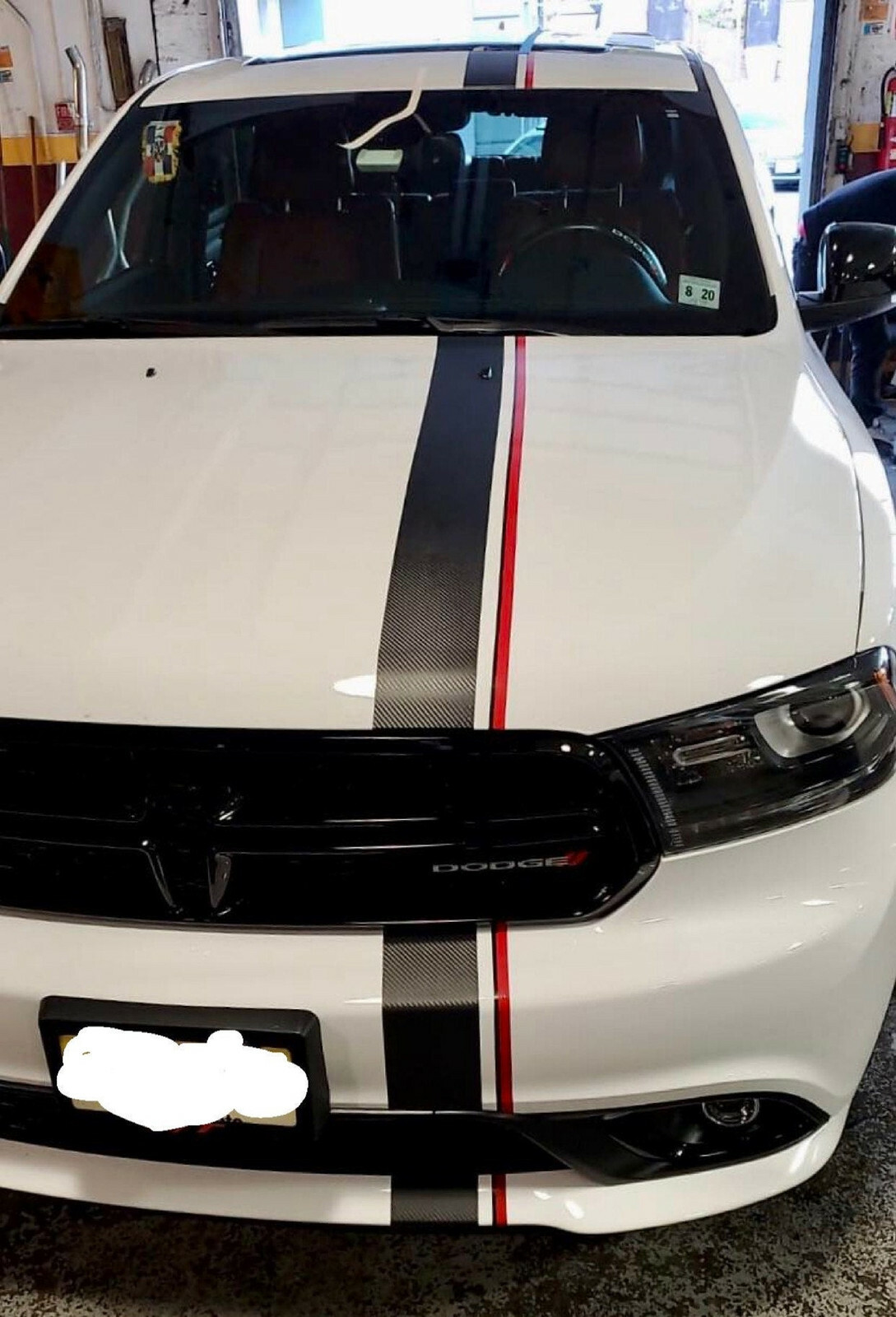 2 color 6″ OFFSET Rally stripes Stripe Graphics Decals FIT All YR Dodge Durango