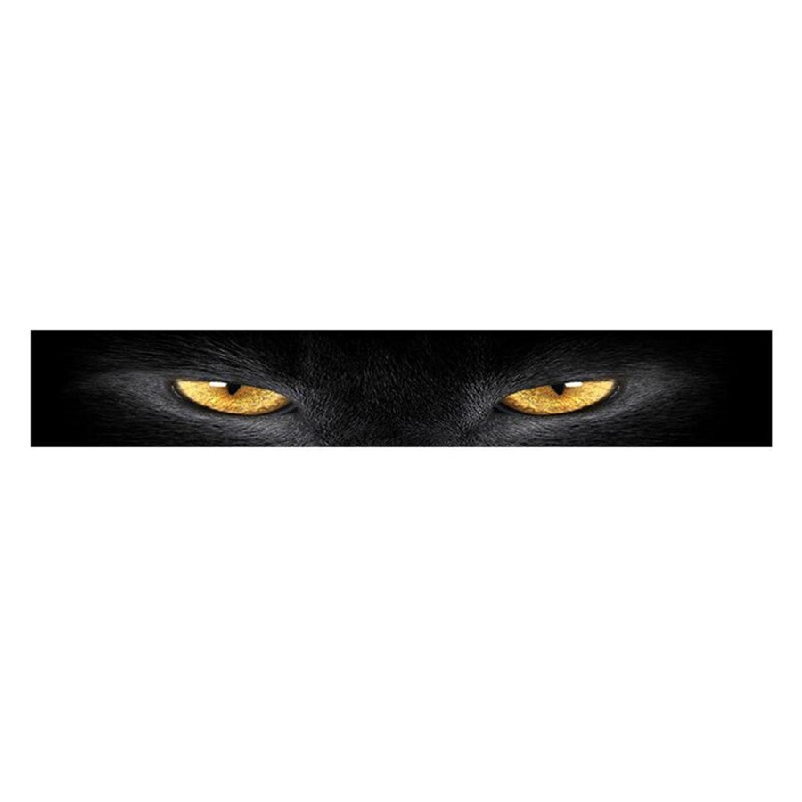 Car Eye Leopard Sticker Decal Graphics Sunshade Decor For Front Rear Windshield