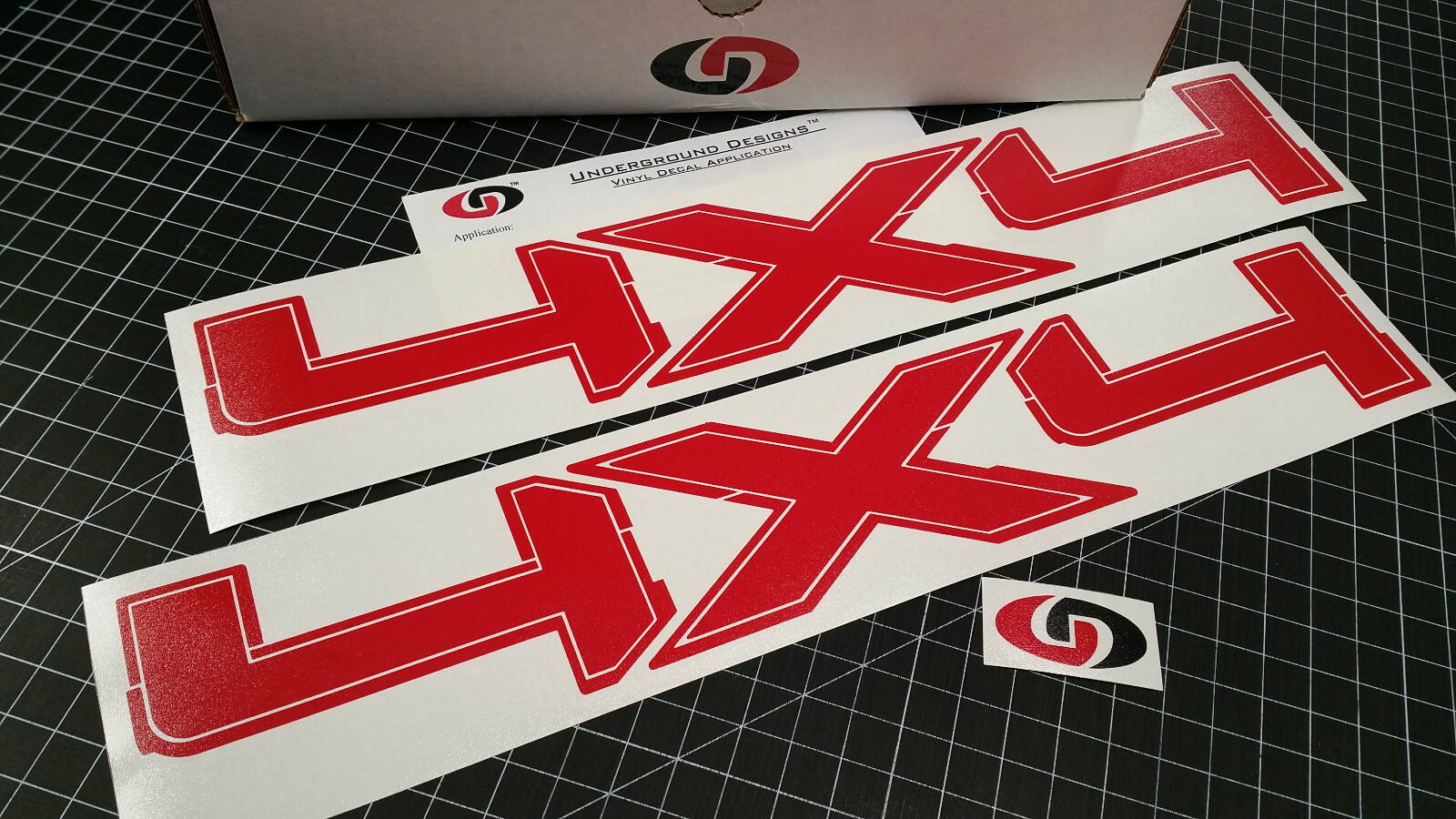 4×4 F150 Decals (2) Truck Bed Stickers Fits 2009-14 F-150 3.5L Ecoboost & 5.0 V8