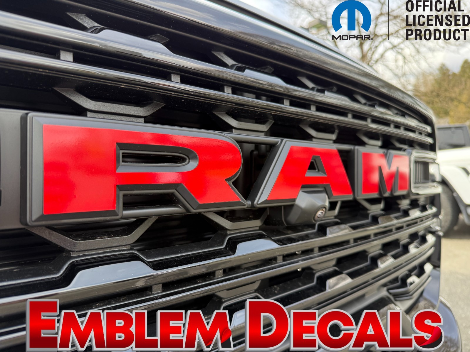 RAM 2500 DT Grill Emblem Decals 2025 2026