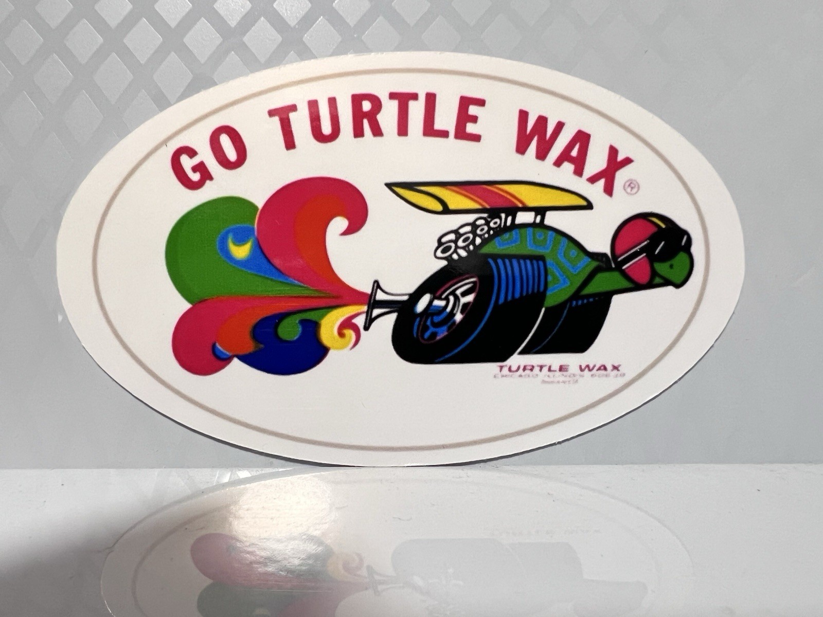 RAT ROD HOT ROD GO TURTLE WAXMOTORCYCLE RAT FINK Retro STICKER