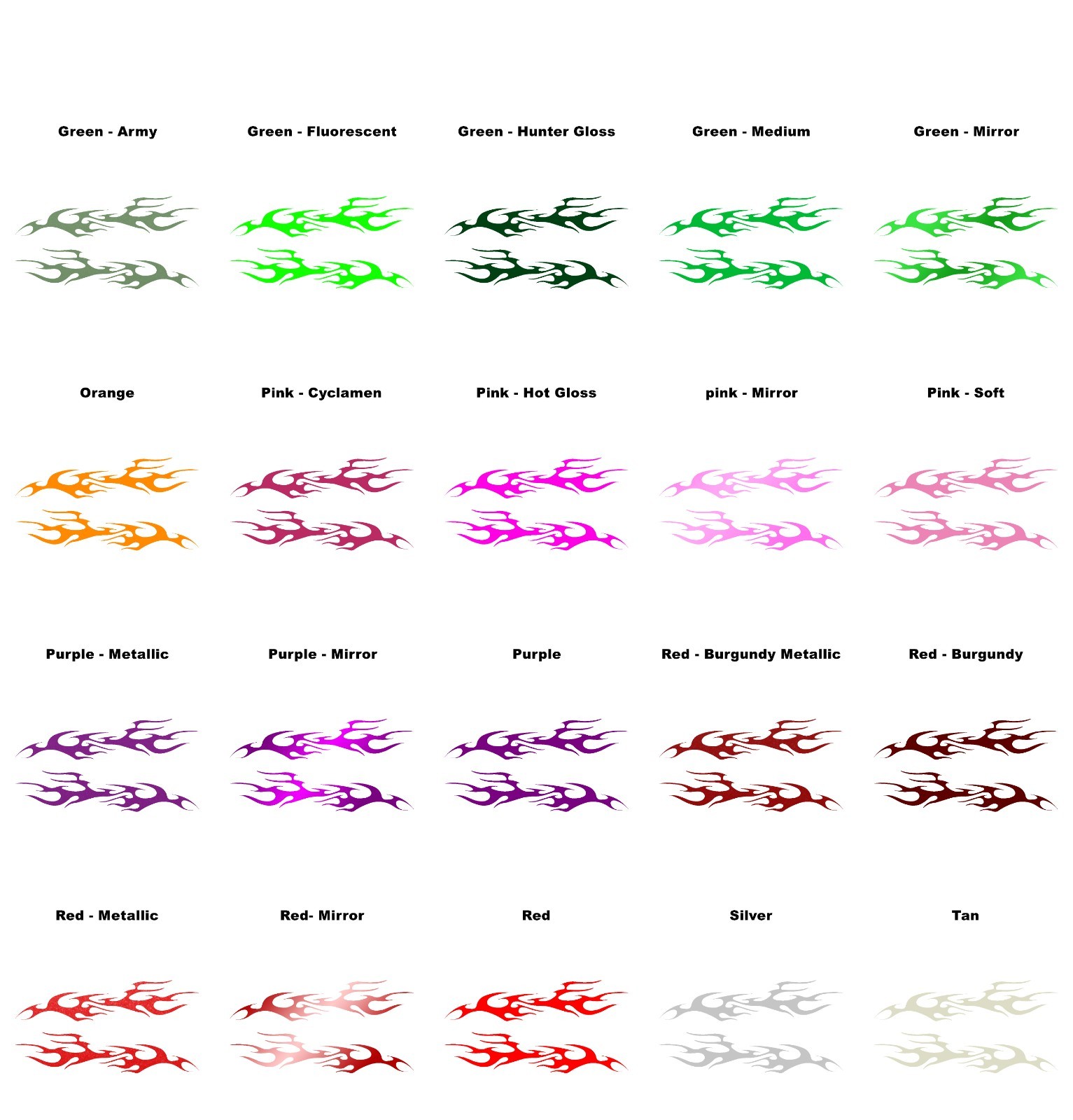 Pinstripe Decal Pair -Many Sizes and Colors to Choose From- Free US Shipping!