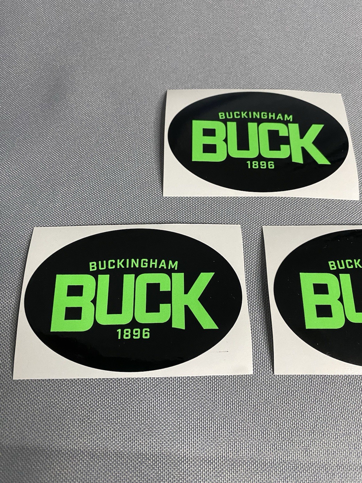 5 pk Buckingham Buck Hard Hat Stickers – Lineman Arborist Electrician Substation
