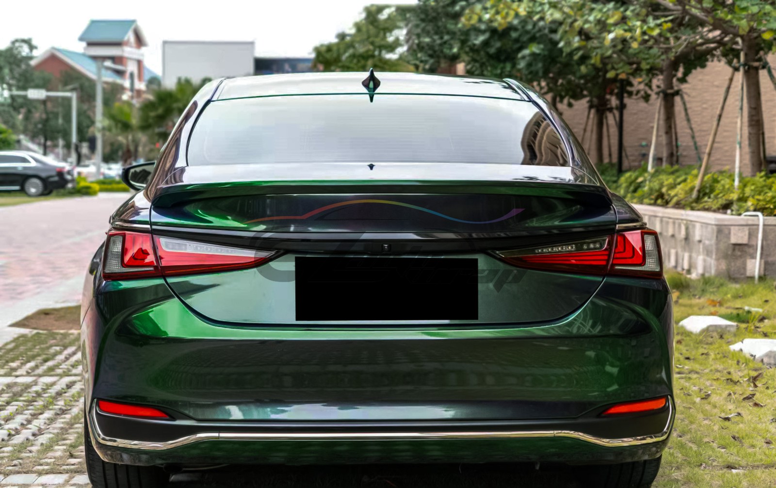 ESSMO PET Galaxy Dust Gloss Aurora Green Car Vehicle Vinyl Wrap Decal Sticker