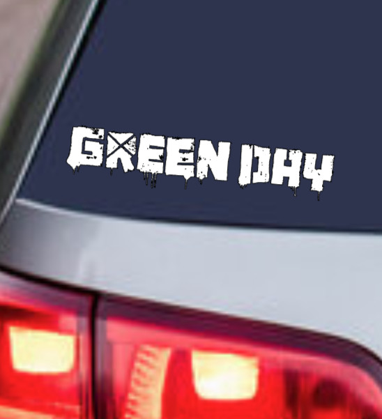 Green Day Decal sticker Car Laptop Waterproof 90s Rock Pop Punk
