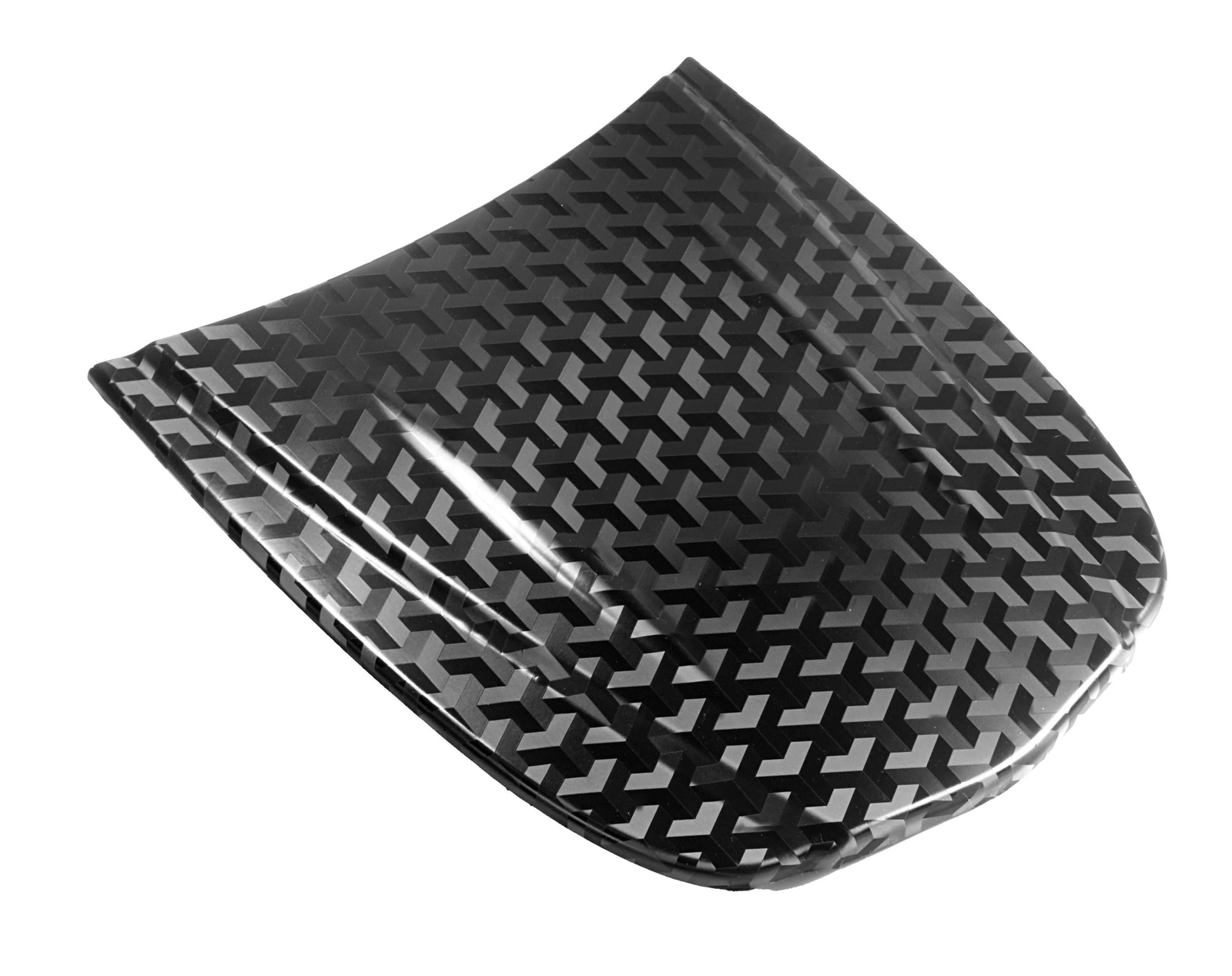 VVivid 2022 VVivid+ Designer Triangles Black Carbon Fiber Vinyl Car Wrap | V481