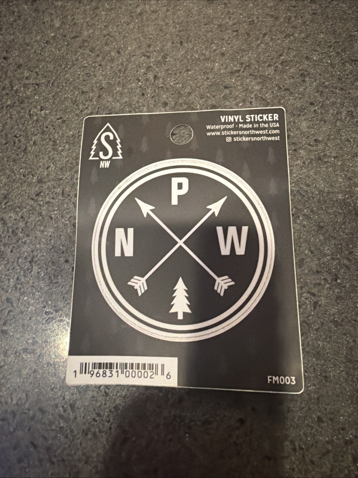 Northwest Vinyl Decal Sticker PNW Waterproof USA