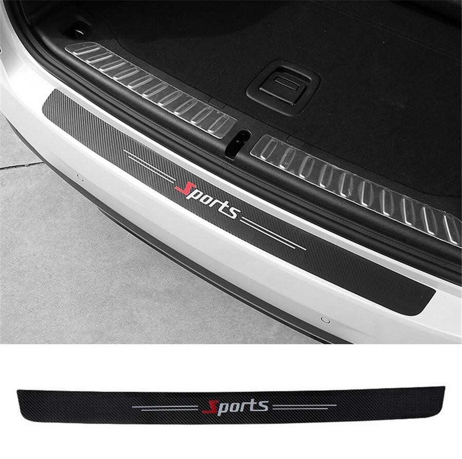 Sticker Protector Cover Sport Style Decals Carbon Fiber Look For Car Door Scuff