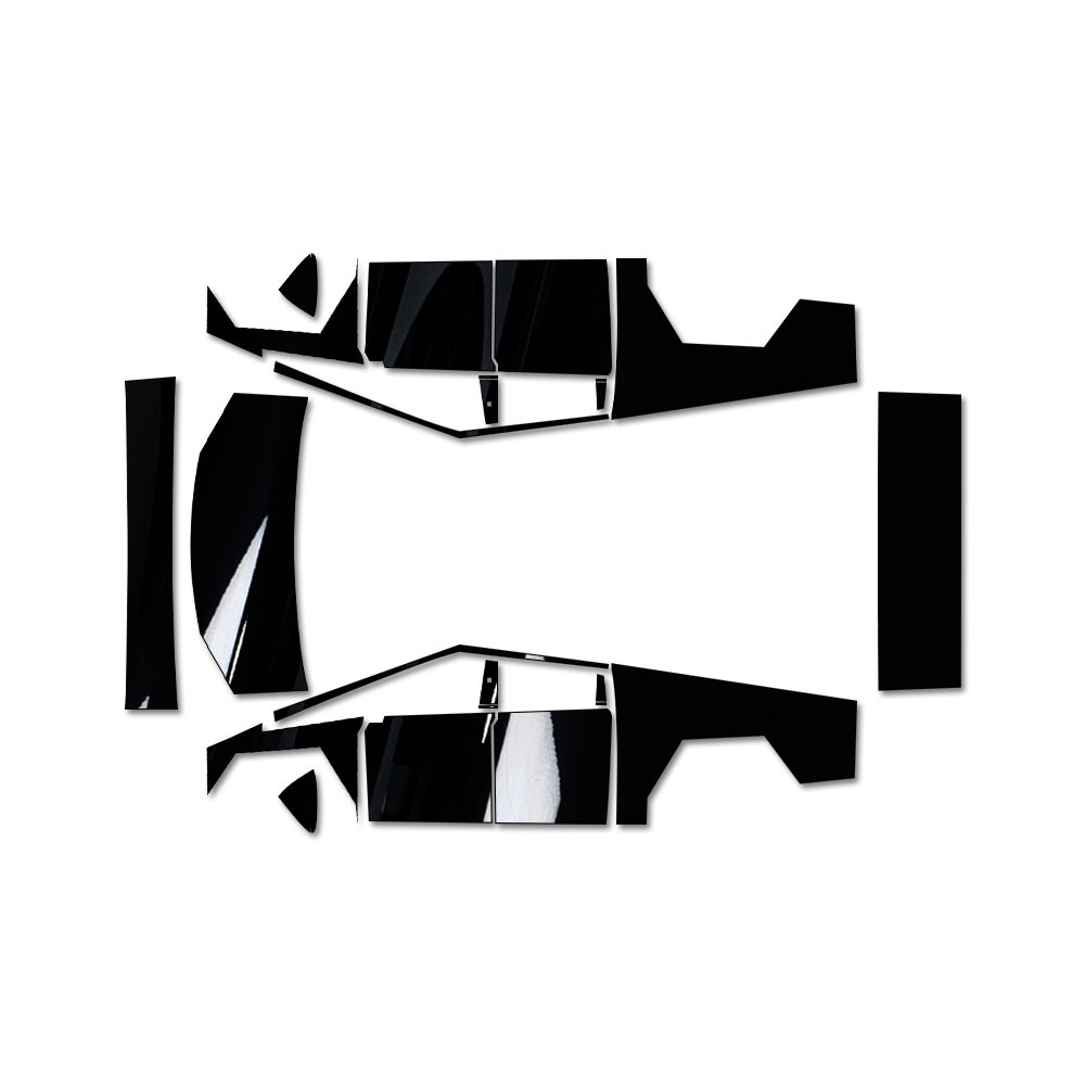 For Cybertruck DIY PPF Paint Protection Film Wrap Color Change Gloss Piano Black