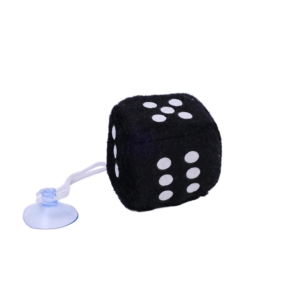2 Pcs Car to Car Plush Pendant Three-dimensional Square Dice New