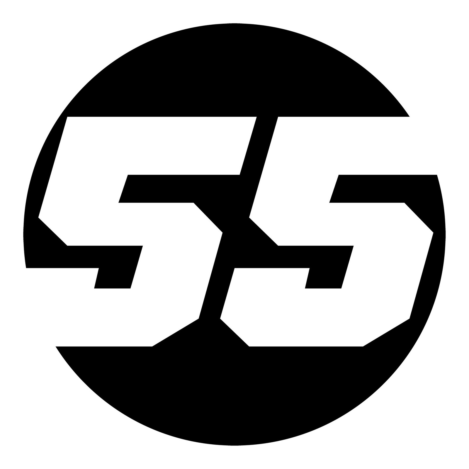 Custom Round Racing Number Glossy Black Vinyl Sticker Decals x2 Show Paint Color