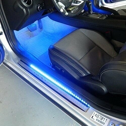 Camaro Door Sill Plates with Multi-Color LED Lighting Kit: 2010-2016