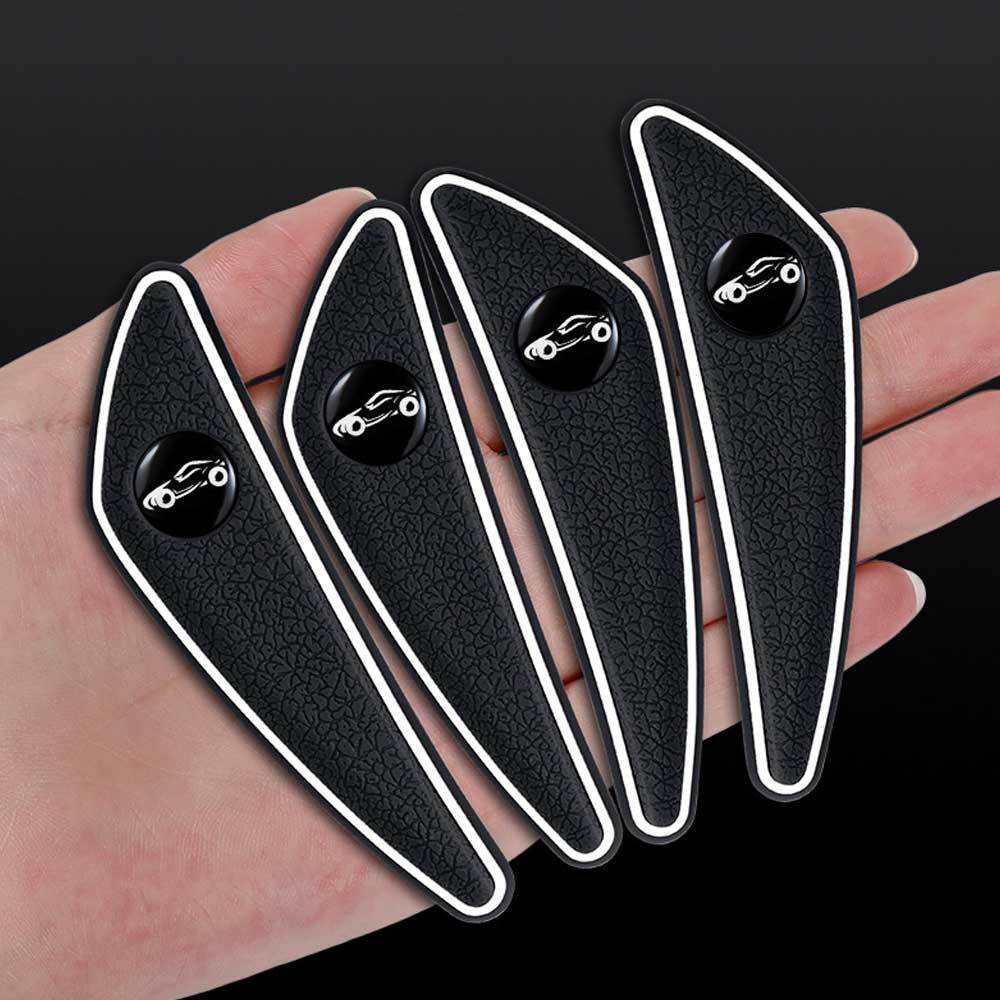 4pcs Car Door Edge Guard Strip Anti-Scratch Protector Stickers Car Accessories