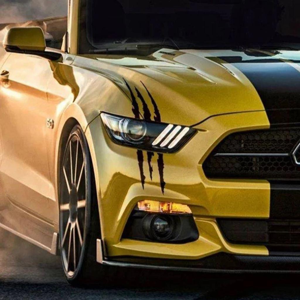 Claw Scratch Car Sticker Scar Vinyl Decal Hood Headlight Decoration Marks