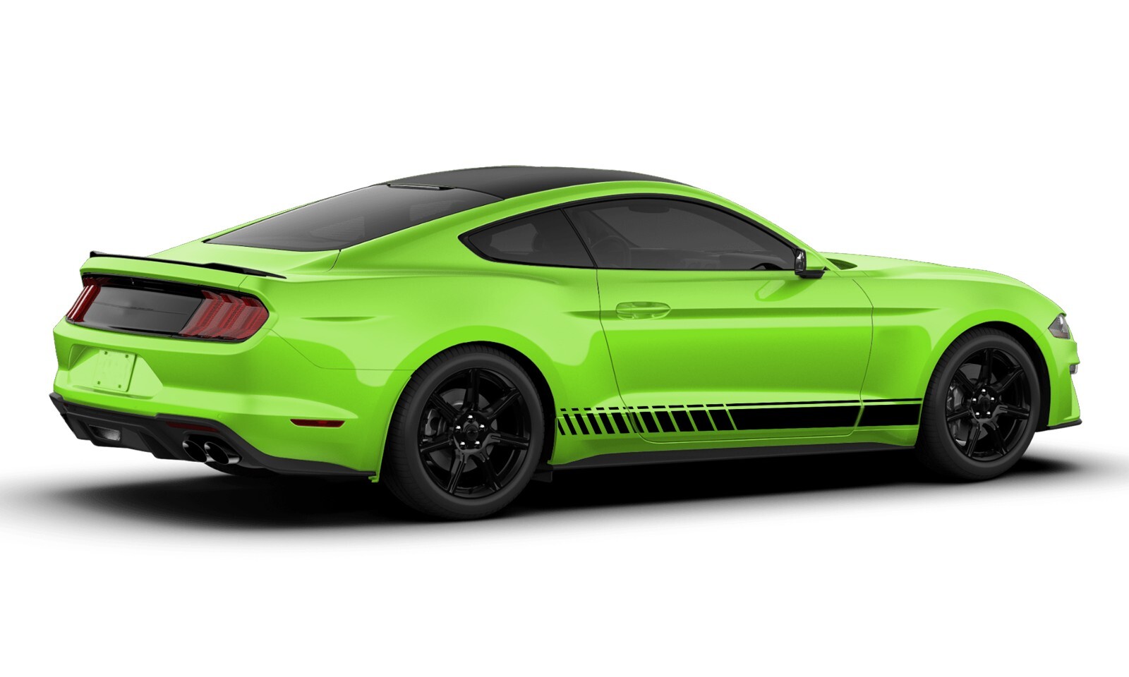 Rocker side stripes graphics stickers decal compatible with Ford Mustang