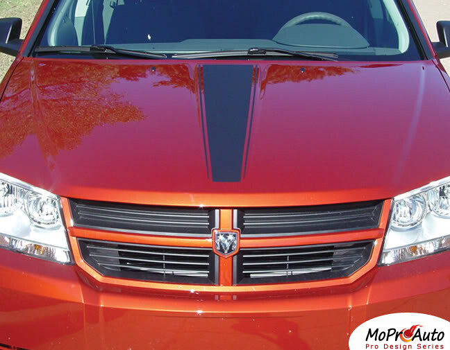 Split Hood Rear Side Trunk Decal Graphic Stripe for 2008-2014 Dodge Avenger