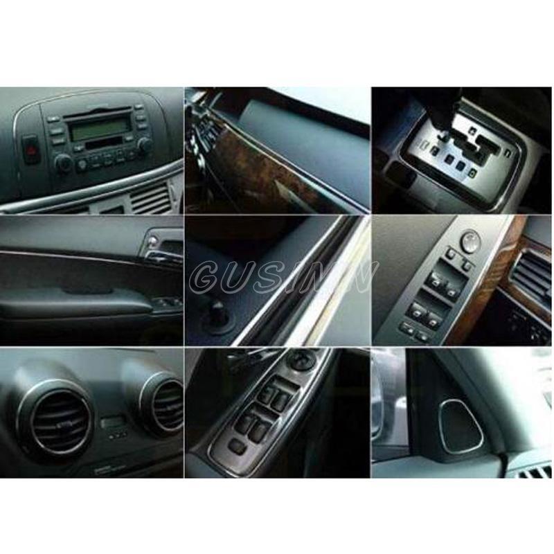 Car Chrome Door Window Bumper Side Body Trim Molding Strip Decal Protector 9.8ft
