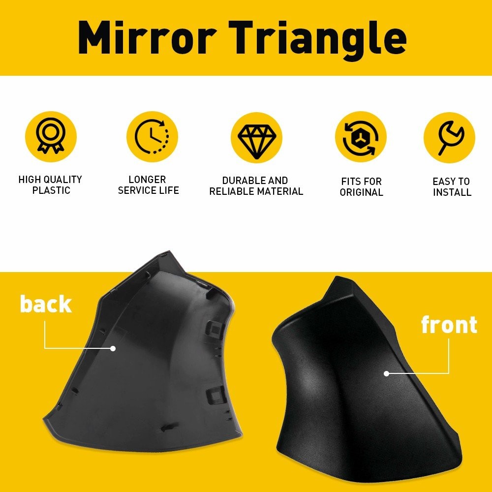 1/2Set Right For Highlander 2020-2022 Side Toyota Mirror Triangle Rearview Base