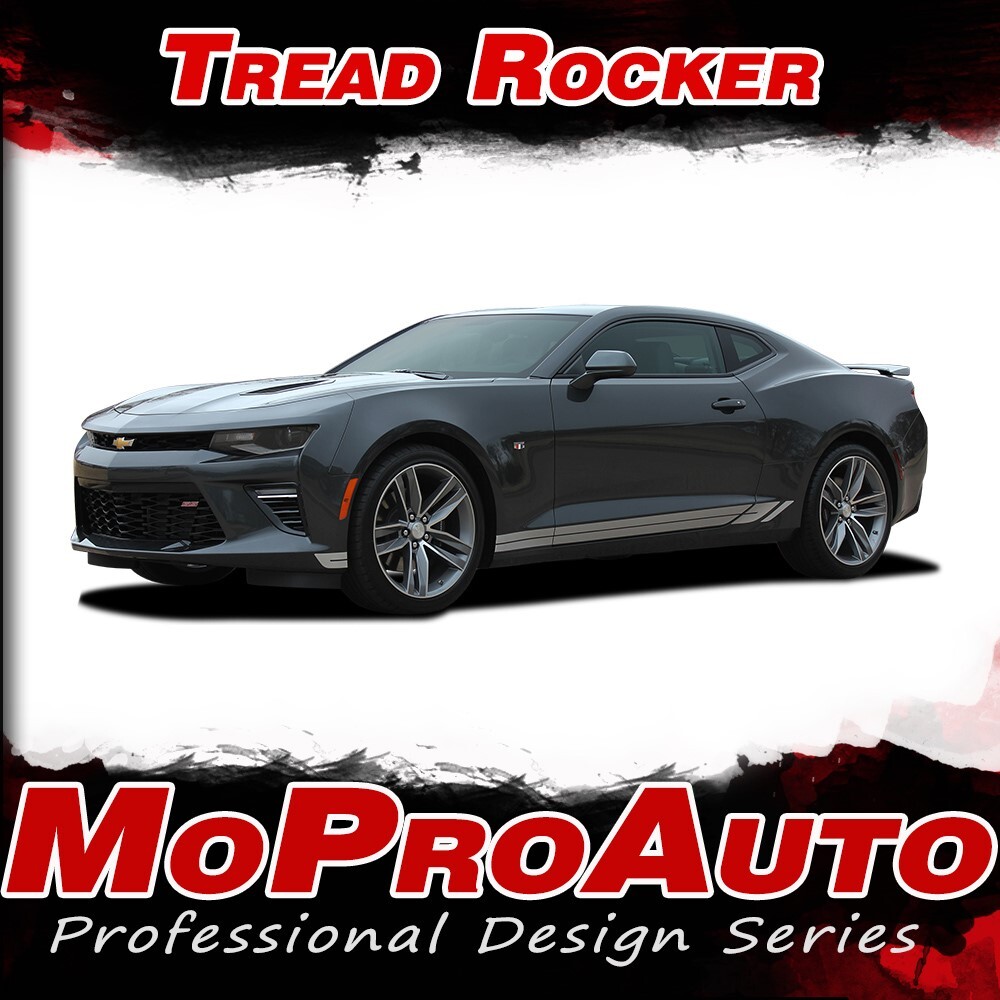 TREAD ROCKER 2016-2018 Chevy Camaro Side Stripes Lower Graphics 3M Pro Vinyl